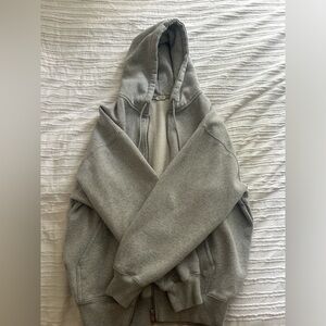 Brandy Melville Grey oversized zip up